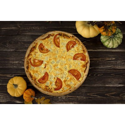 Пиріг з куркою та ананасом