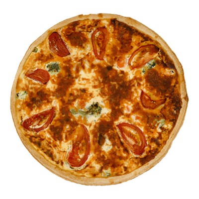 Пиріг з лососем та броколі