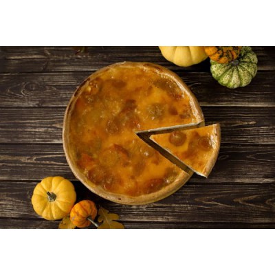 Пиріг з абрикосом та сиром