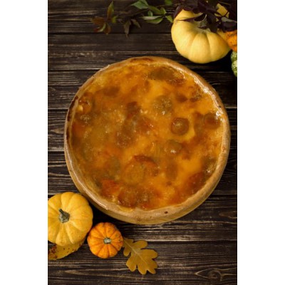 Пиріг з абрикосом та сиром