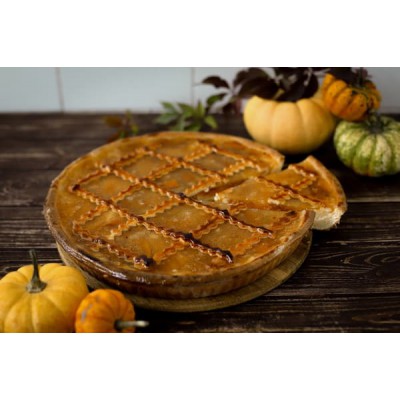 Пиріг з абрикосом та заварним кремом