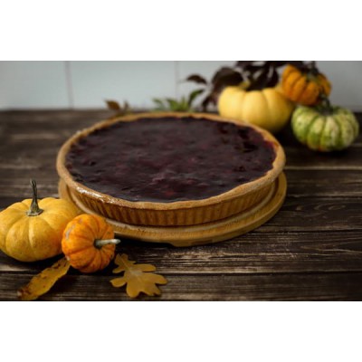 Пиріг з вишнею та сиром